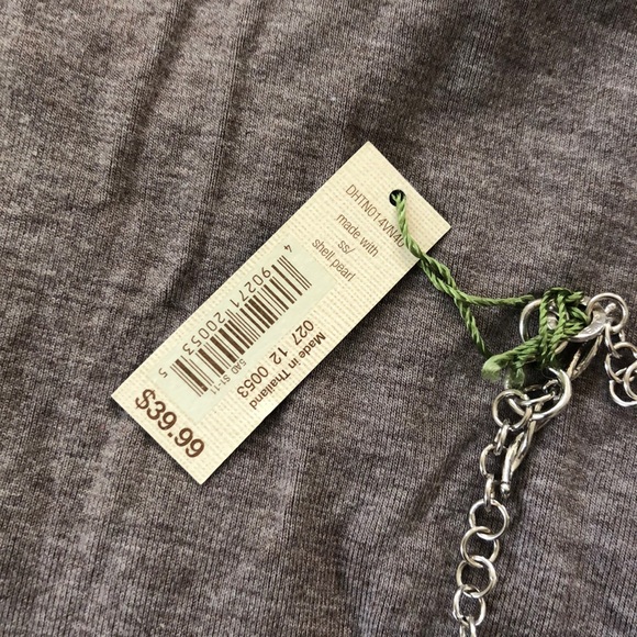 Target Dean Harris NWT green pearl long neckace - Picture 4 of 5